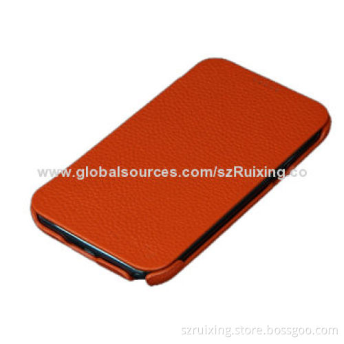 Luxury genuine leather case for Samsung galaxy Note 2/N7100